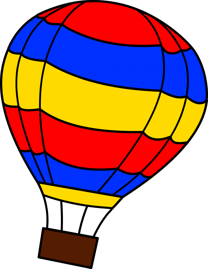 Hot air balloon  black and white hot air balloon clip art 6