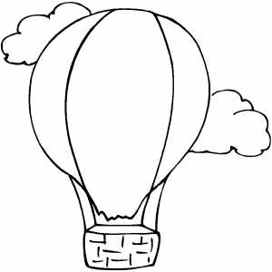 Hot air balloon  black and white hot air balloon pictures free clipart
