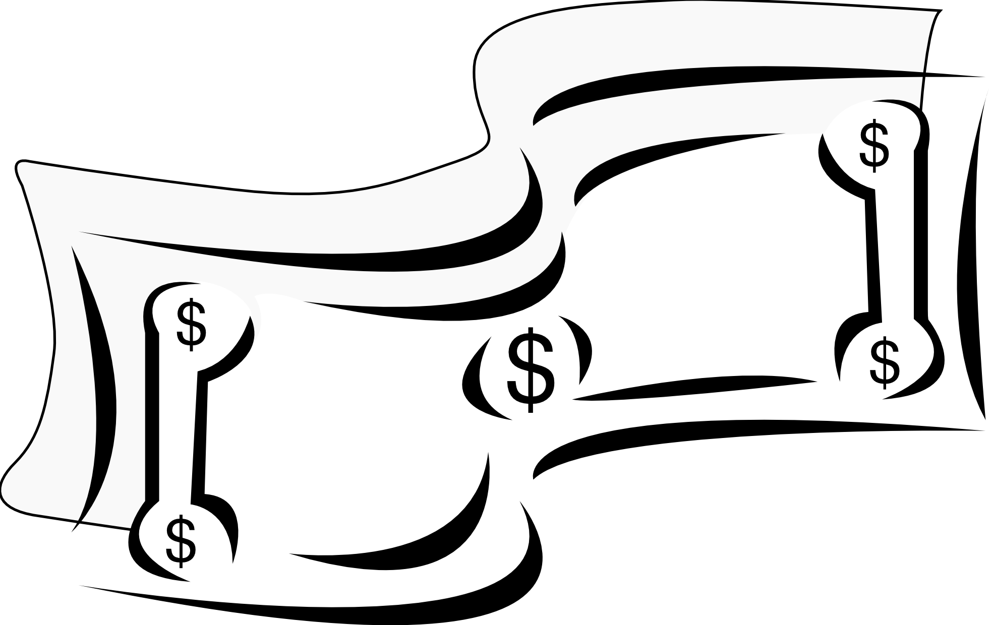 Money  black and white money sign clip art black and white free clipart 2