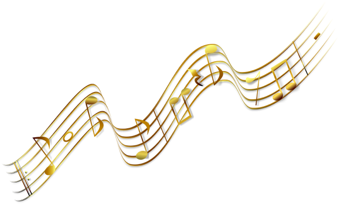 Music staff free music note clipart 2