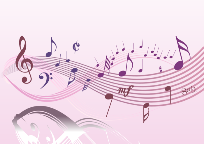 Music staff free music note clipart 3