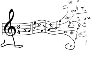 Music staff music notes images free clip art
