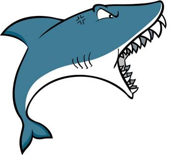 Shark fin clip art vector graphics