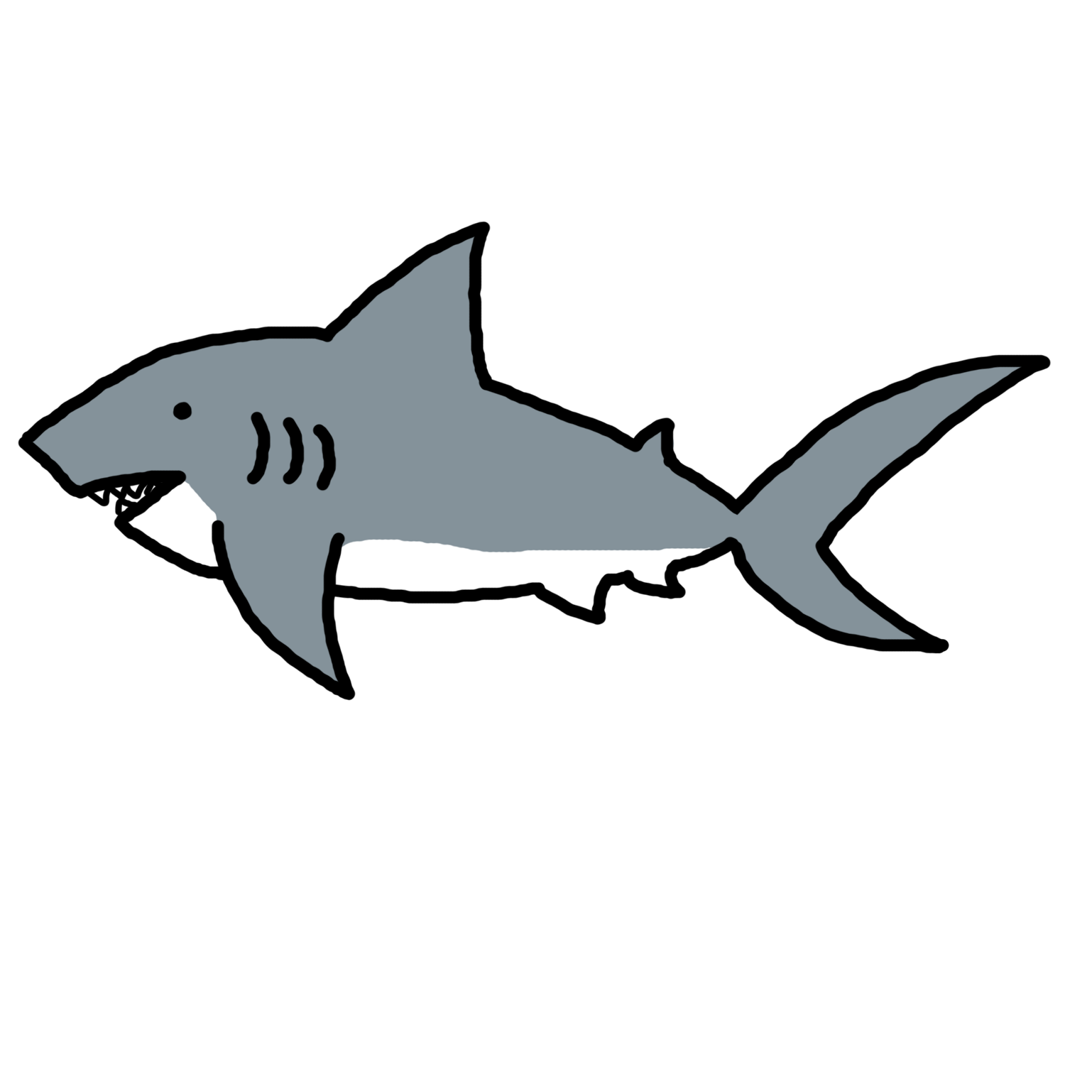 Shark fin shark clipart outline clipartfest fin