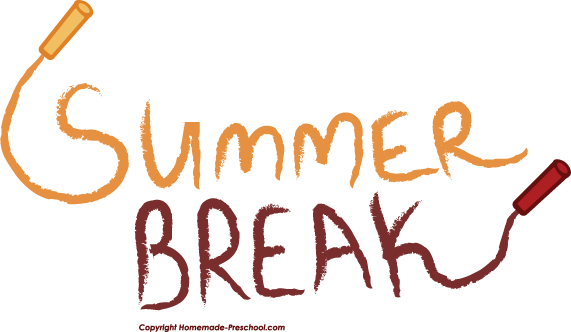 Summer school break clipart 2