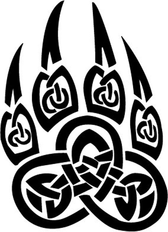 Tribal bear claw clipart cliparts and others art inspiration