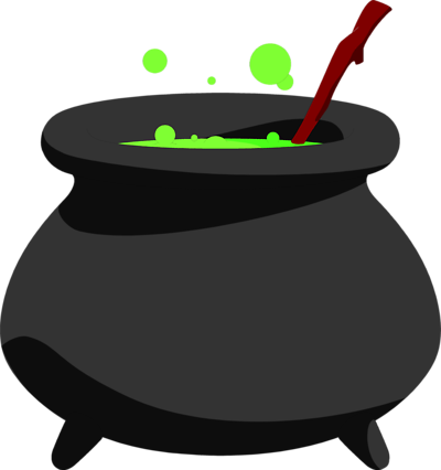 Witch cauldron clipart free images