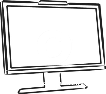 Computer  black and white computer clip art black and white free clipart 2