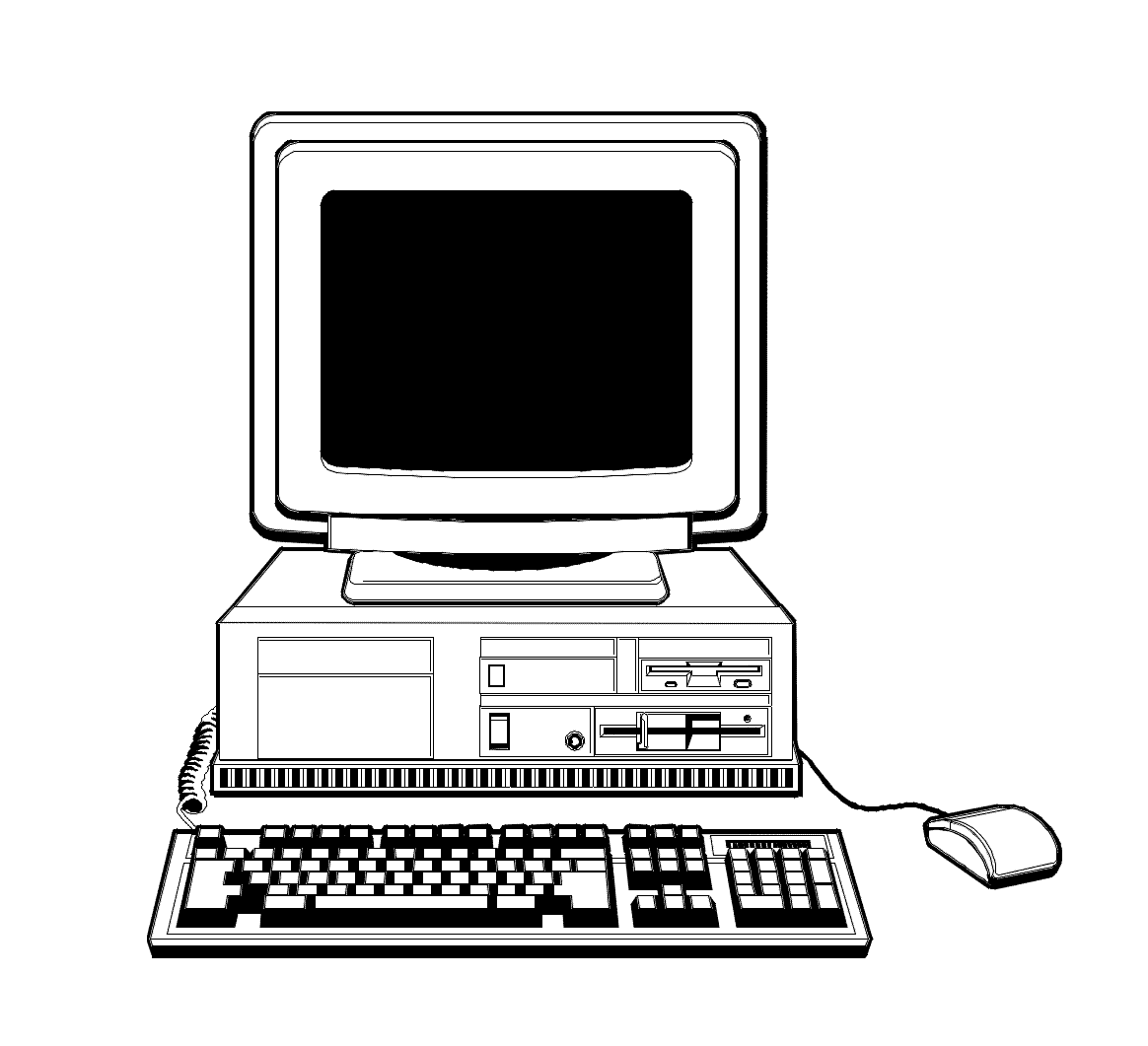 Computer  black and white computer clipart black and white clipart download 13