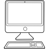 Computer black and white computer clipart black and white free clip art ...