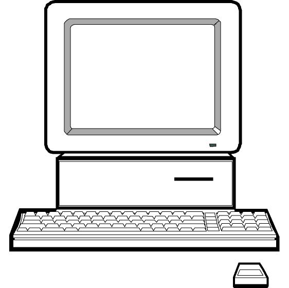 Computer  black and white computer clipart black and white free images 2