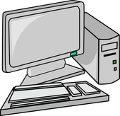 Computer black and white computer training clipart free download clip ...