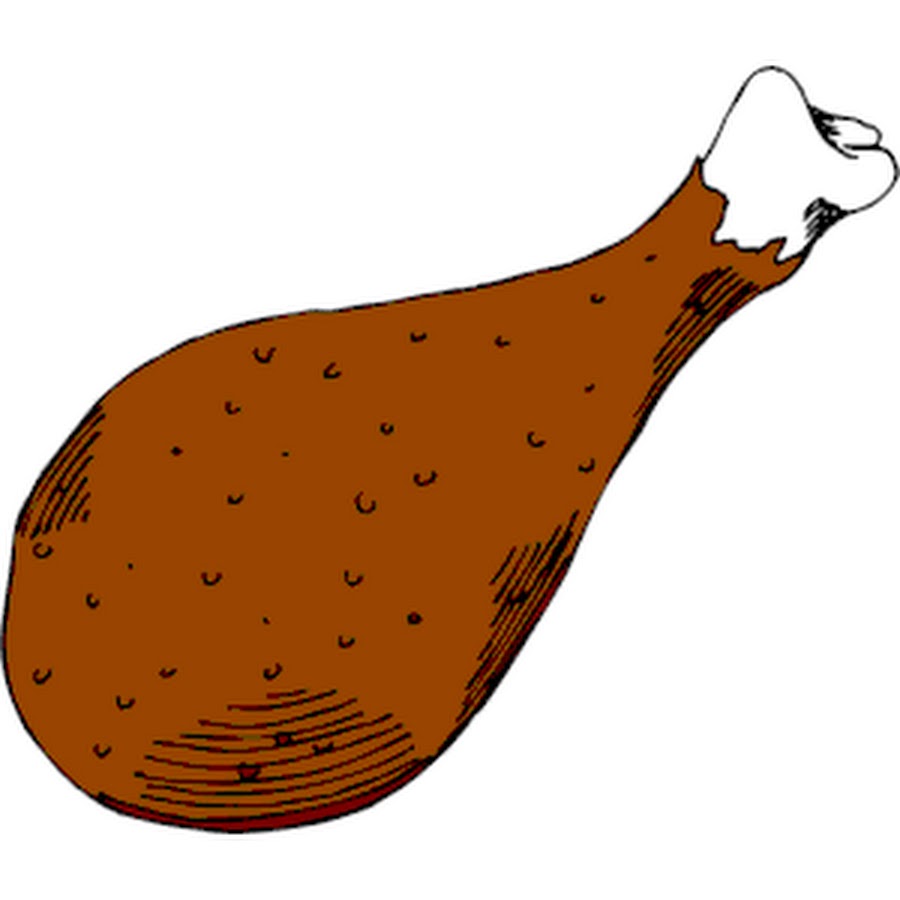Fried chicken leg clipart the cliparts