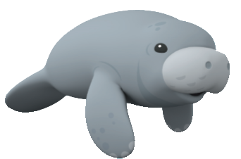 Manatee clipart download