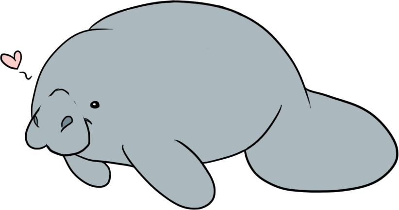 Manatee clipart free images