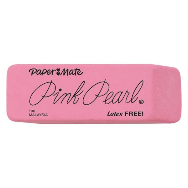 Pink pearl eraser clipart