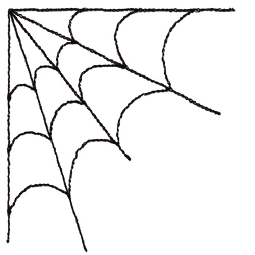 Spider web border clipart free images 2 2