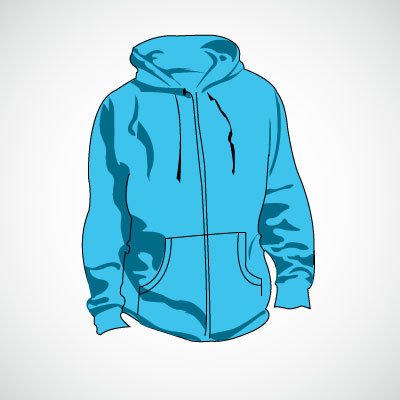 Sweatshirt free hood jacket vector files clip art