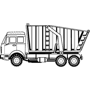 Truck  black and white dump truck clipart black and white free 10