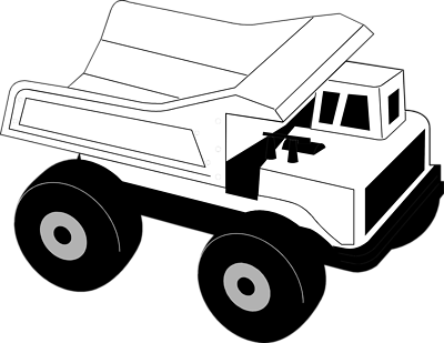 Truck  black and white dump truck clipart black and white free 7