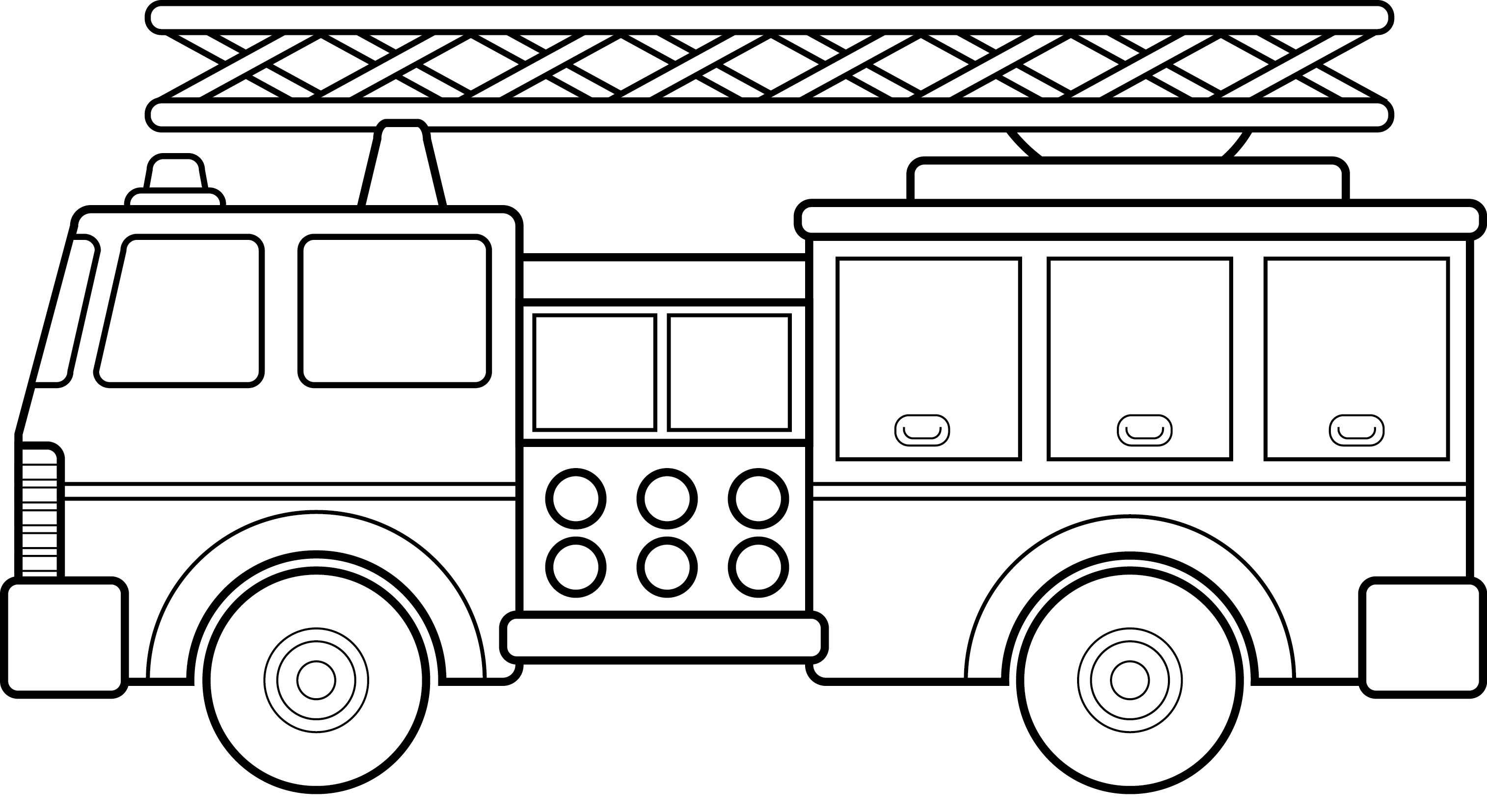 Truck  black and white fire truck clipart black and white free 4