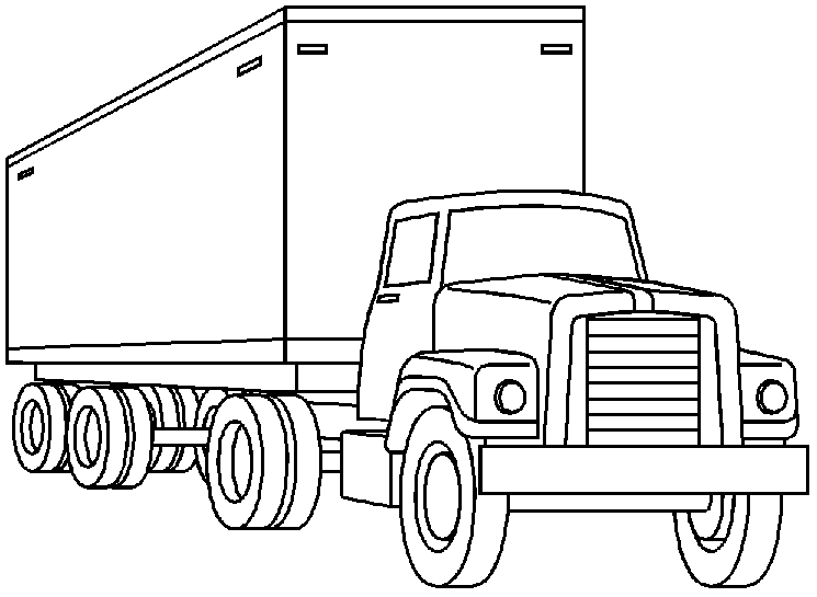 Truck  black and white truck clipart black and white