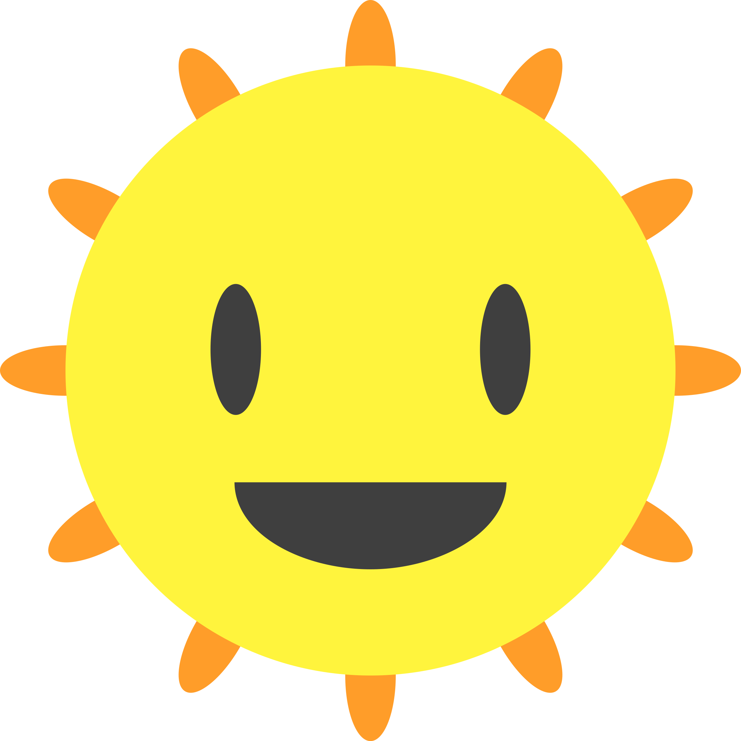 Clipart happy sun