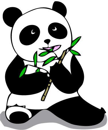 Cute panda bear clipart free images 2 2