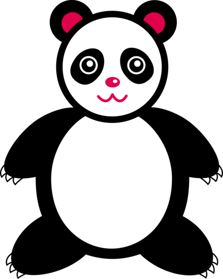 Cute panda bear clipart free images clipartbold