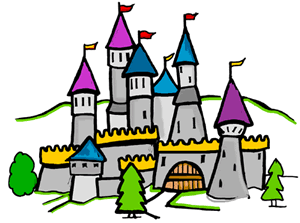 Disney cinderella castle clipart