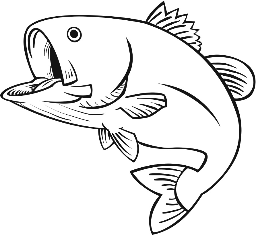 Fish black and white clipart of fish clipartfest 2 3