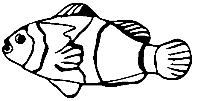 Fish black and white clipart of fish