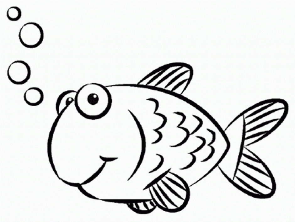 Fish black and white fish clip art 3