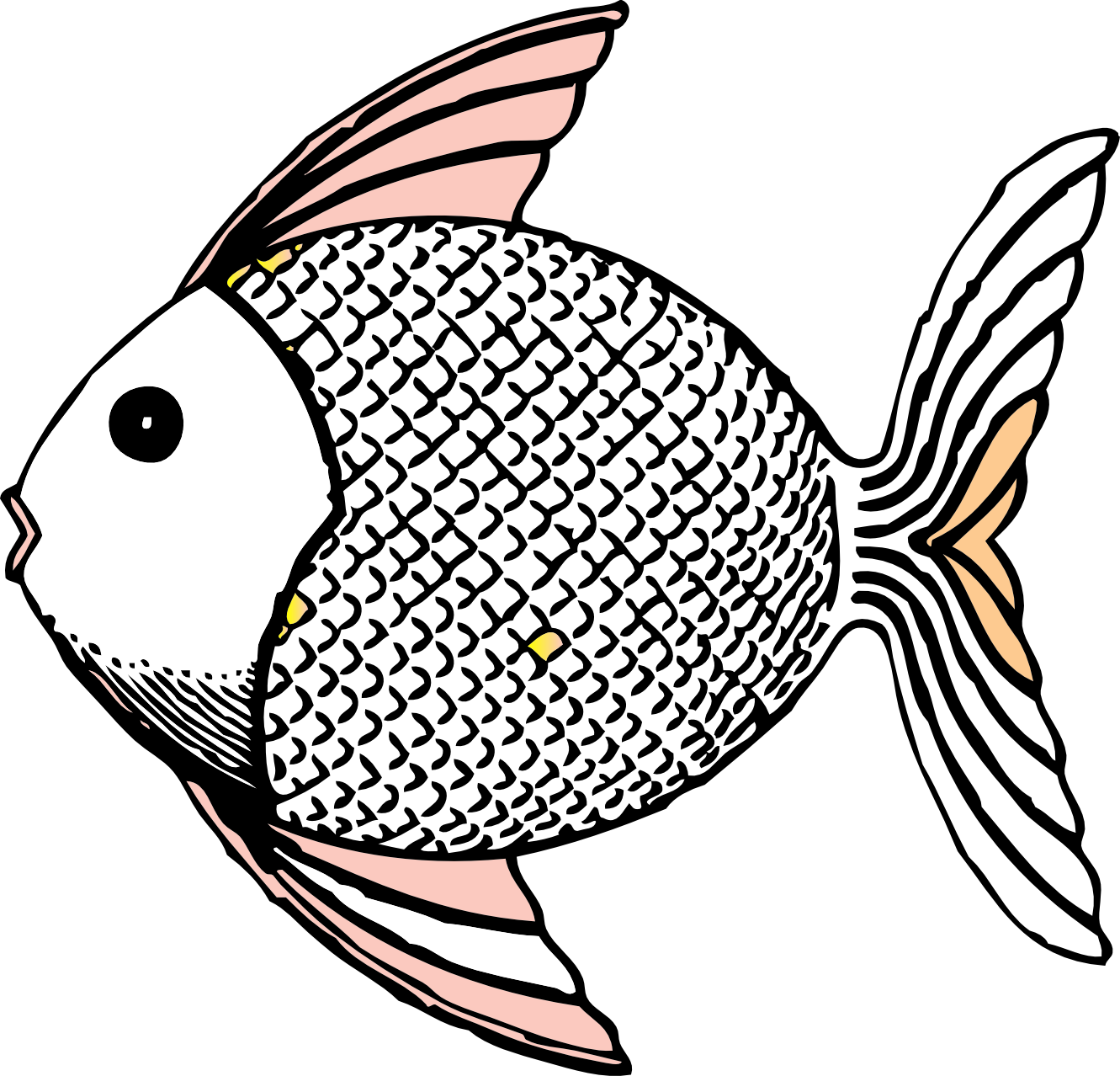 Fish black and white fish clip art black and white free clipart images