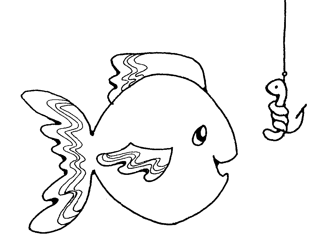 Fish black and white fish clip art