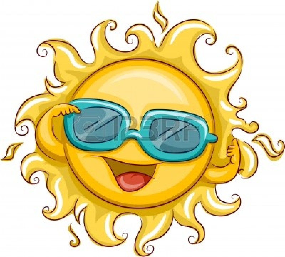 Fun in the happy sun clip art images cute funny with