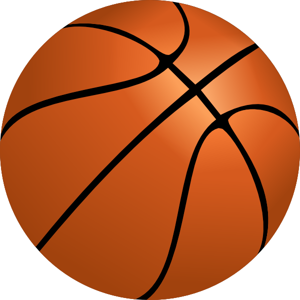 Girls basketball clipart black and white free 2