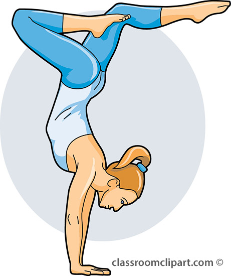Gymnastics clipart tumbling free images 7