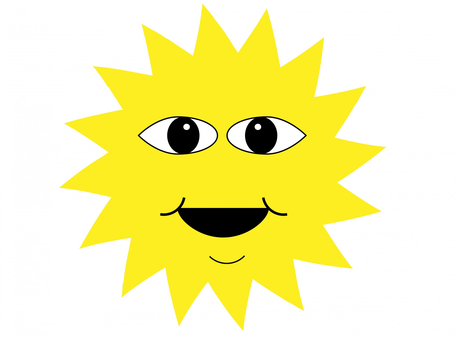 Happy sun cartoon free pictures clip art