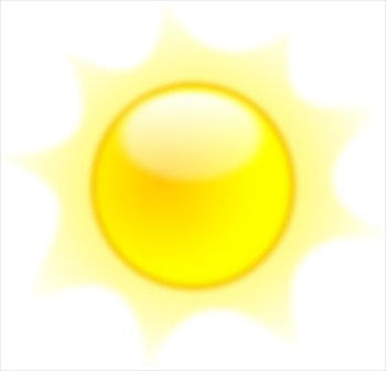 Happy sun free hazy sun clipart graphics images and photos