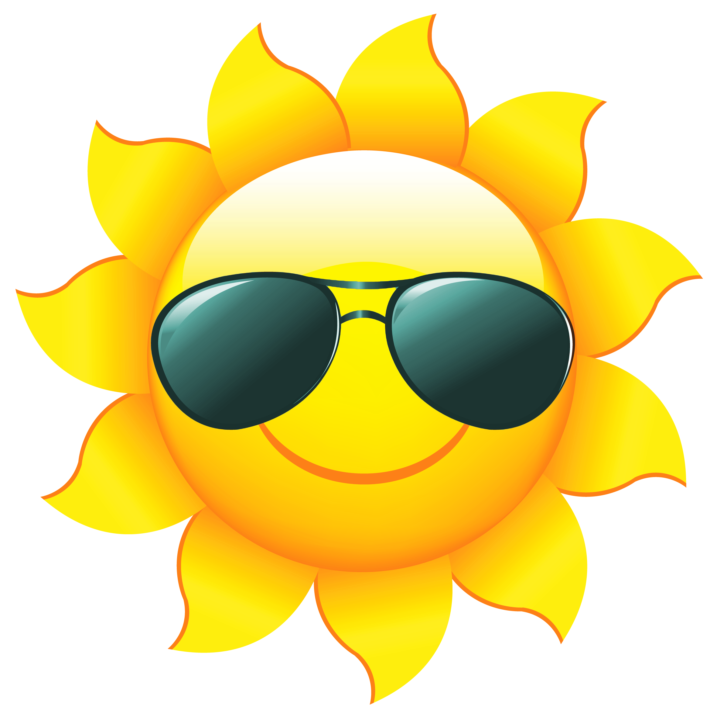 Happy sun in sun clipart download