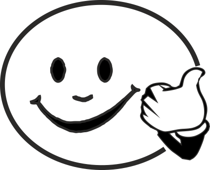 Smiley face  black and white black and white smiley face clip art 2