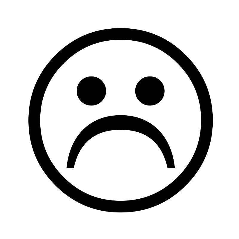 Smiley face  black and white sad face black and white free download clip art