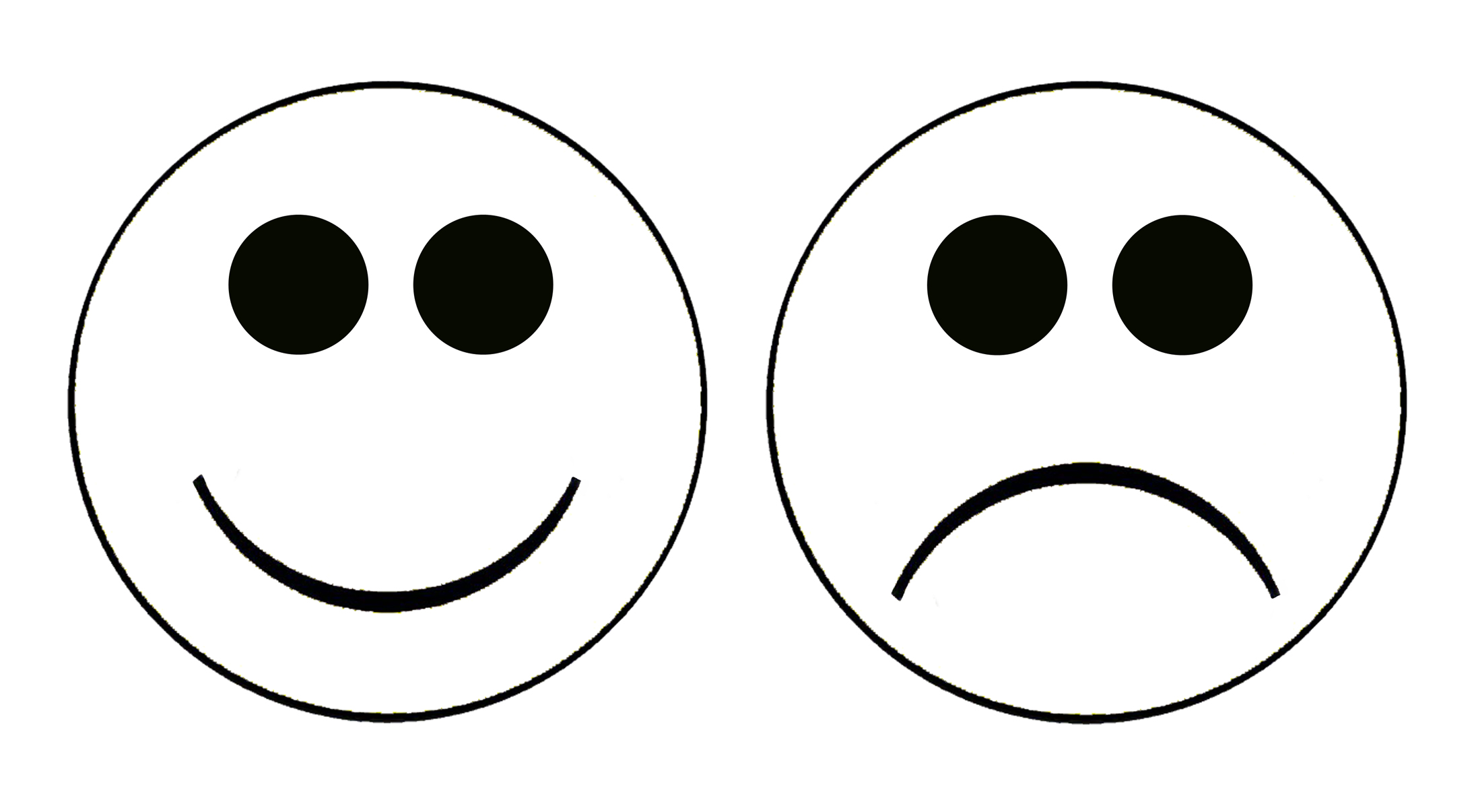 Smiley face  black and white smiley face clip art to download