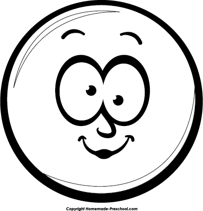 Smiley face  black and white smiley face clipart clipartandscrap 2