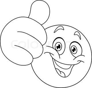 Smiley face  black and white smiley face thumbs up clipart black and white 4