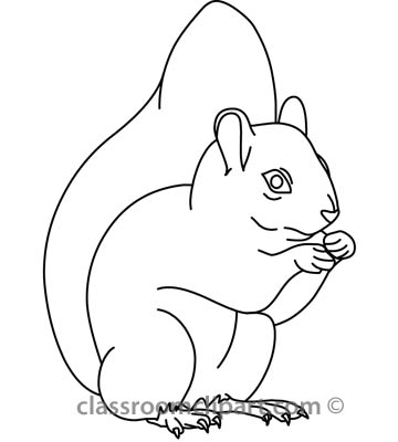 Squirrel  black and white squirrel clip art 5 squirrel clipart fans
