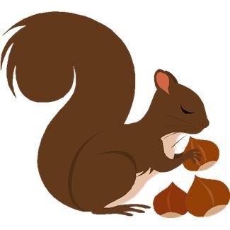 Squirrel  black and white squirrel clipart black and white image 1 2