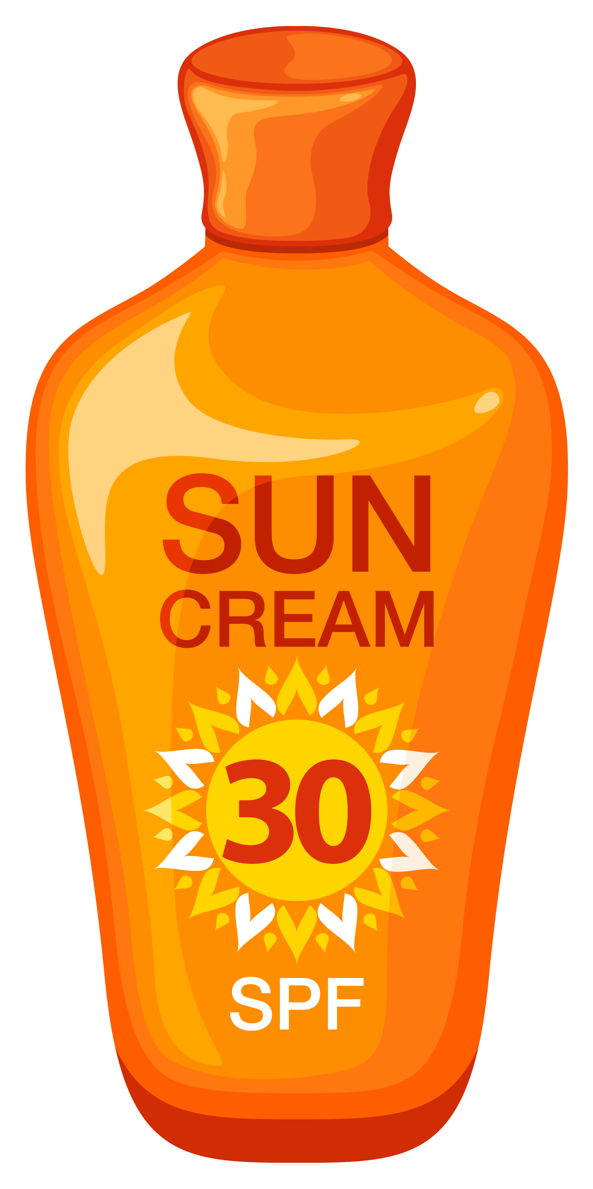 Sunburn sunscreen clipart clipart pie cliparts
