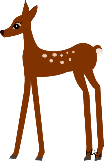 Baby deer clipart free images